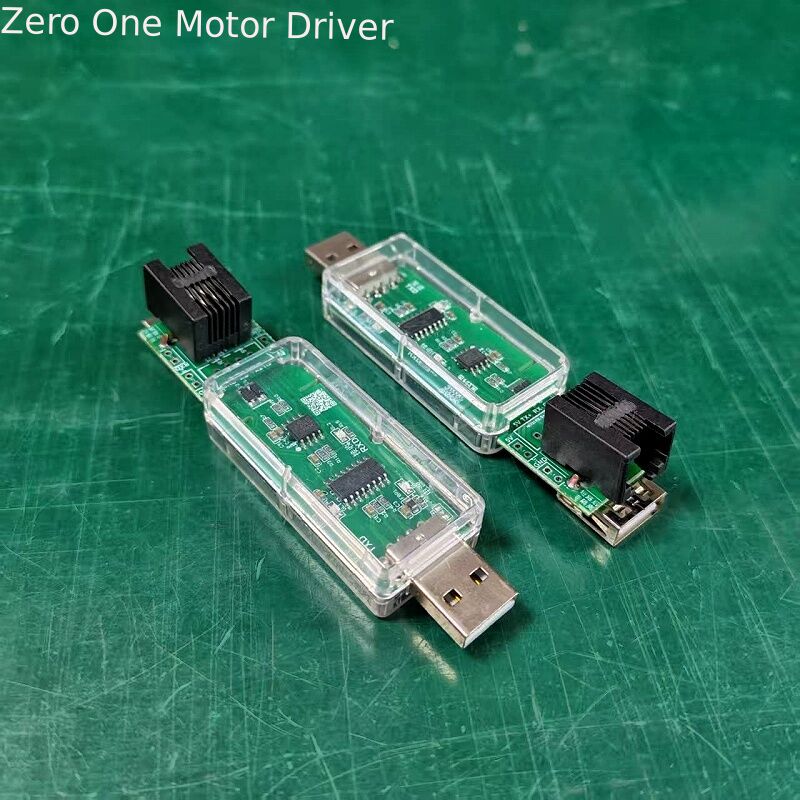 ZEROONE Ethercat Stepper Motor Driver Modbus serial communication Type-C Adapter Connector Debugger