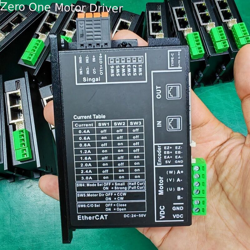 Communication Bus Ethercat Close LoopEC42 2phase Stepper Motor Driver For Nema17 Nema23 42 57 Motor Controller
