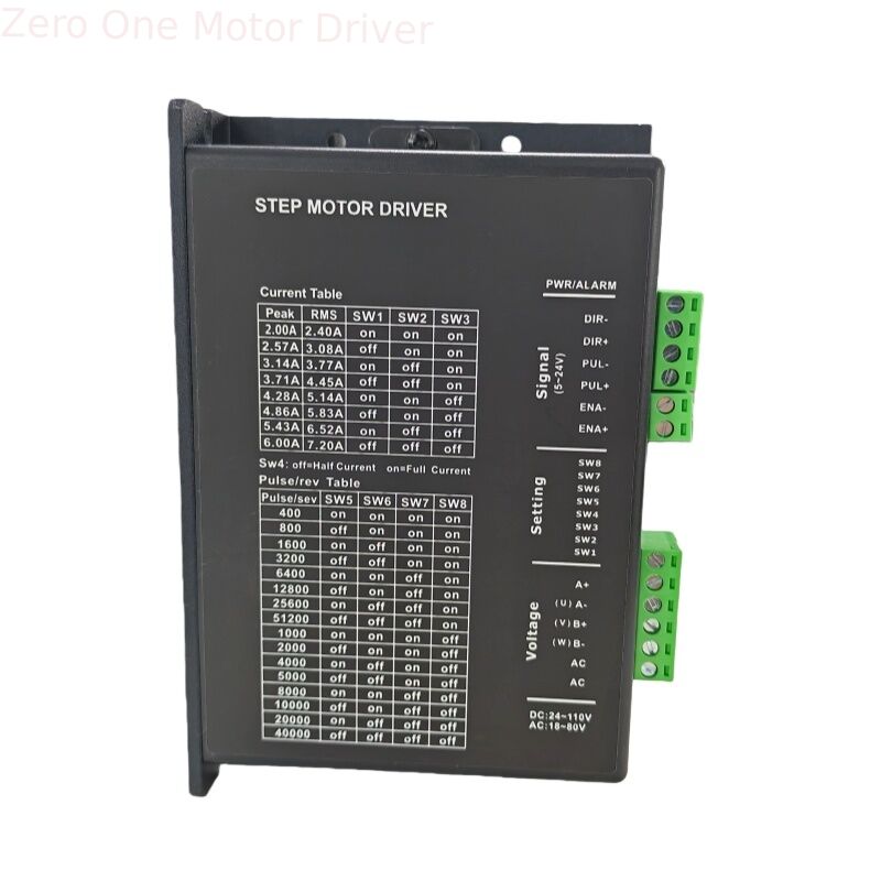 P860 DM860 Stepper Motor Driver With Fan Pulse / IO Microstep 2.4-7.2A Open Loop Hybrid Digital For 57,86 Motor Nema23 Nema34 Motor For CNC Machine 