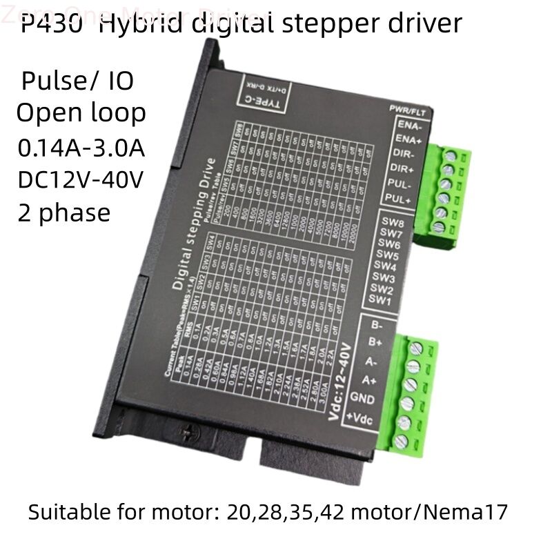 P430 DM430 Open Loop 2 Phase Pulse 3A Nema17 motor 42 Stepper Motor Driver For CNC Machine