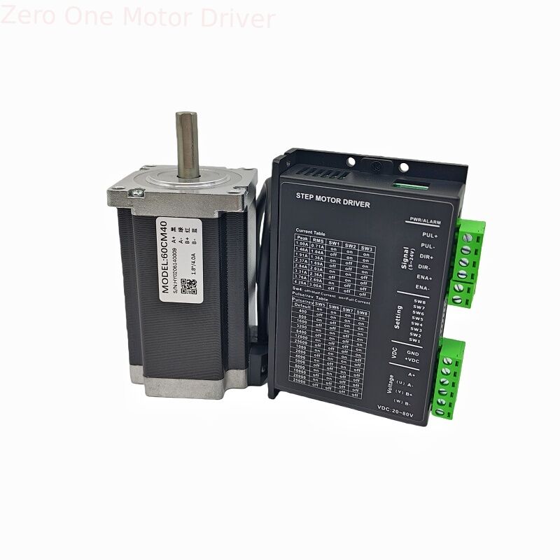 ZEROONE-Control DM542 4.2A DC20V-80V 2 Phase Hybrid Stepper Motor Driver For Nema23 57 And Nema24 60 Motors