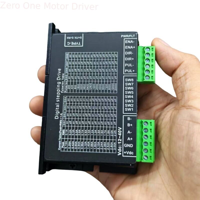 P430/DM430 Stepper Driver with 0.14-3A Current and DC12-40V Voltage for Nema8/Nema11/Nema14/Nema17 Motors