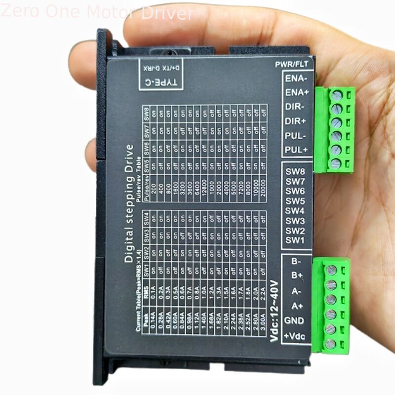 P430/DM430 Stepper Driver with 0.14-3A Current and DC12-40V Voltage for Nema8/Nema11/Nema14/Nema17 Motors