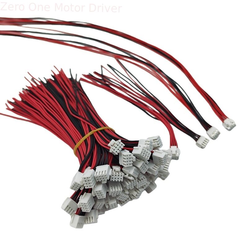 2.0mm Pitch 4P Dual-Row DupontTerminal Cable 0.5mm Pure Copper Wire for Closed-Loop Bus Stepper Motor Driver