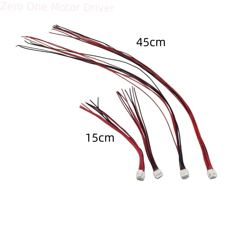 2.0mm Pitch 4P Dual-Row DupontTerminal Cable 0.5mm Pure Copper Wire for Closed-Loop Bus Stepper Motor Driver