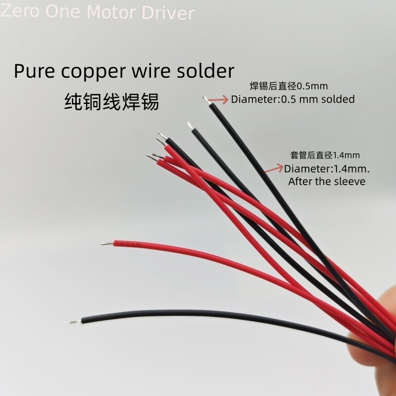 2.0mm Pitch 4P Dual-Row DupontTerminal Cable 0.5mm Pure Copper Wire for Closed-Loop Bus Stepper Motor Driver