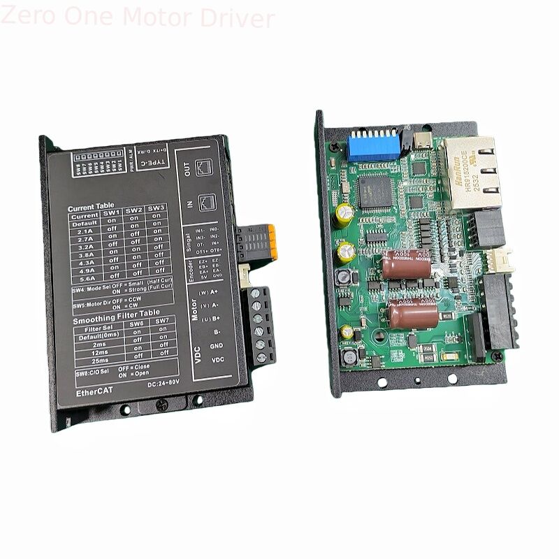 EtherCAT Communication Bus Type EO57 Open-loop EC57 Closed-loop Nem23 57mm 2-phase Stepper Motor Driver