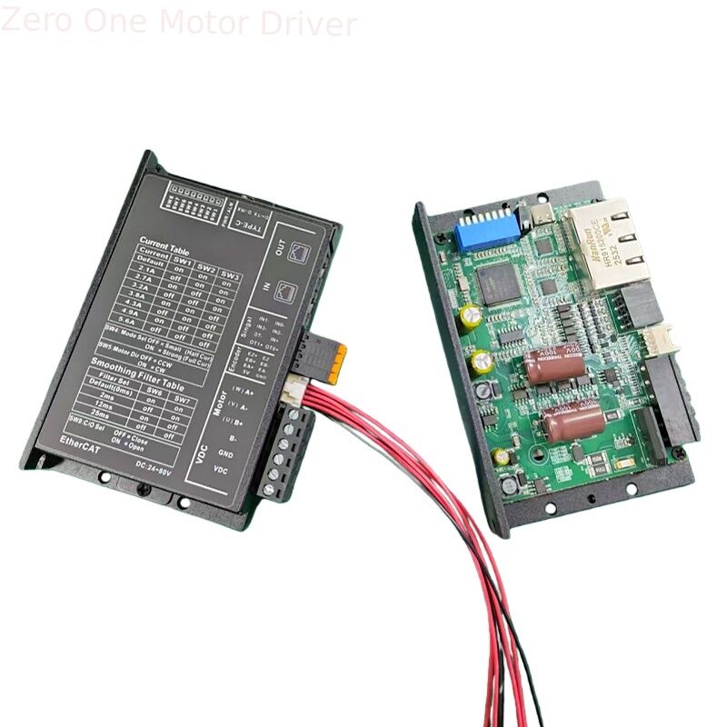 EtherCAT Communication Bus Type EO57 Open-loop EC57 Closed-loop Nem23 57mm 2-phase Stepper Motor Driver