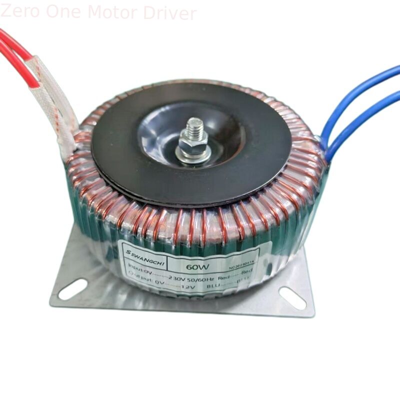 Pure Copper Wire 60W Toroidal Transformer Input 110V 220V 230V 240V Output 9V 12V 15V 18V 24V 36V 48V For Audio Amplifier