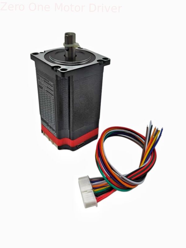Integrated stepper motor driver SY57STH76-5004B open-loop 2-phase 57mm stepper motor with 8mm slotted shaft
