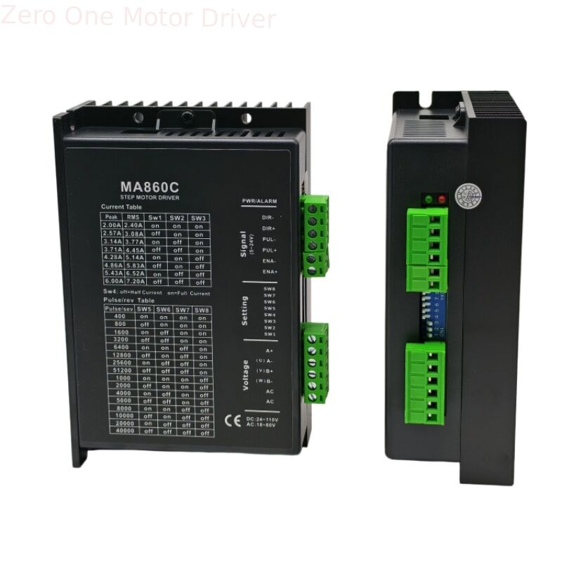 Hybrid Digital 2-Phase MA860C DM860H DM860 P860C All in One 7.2A 8.4A Stepper Driver For Nema34 86mm Motor Encoder