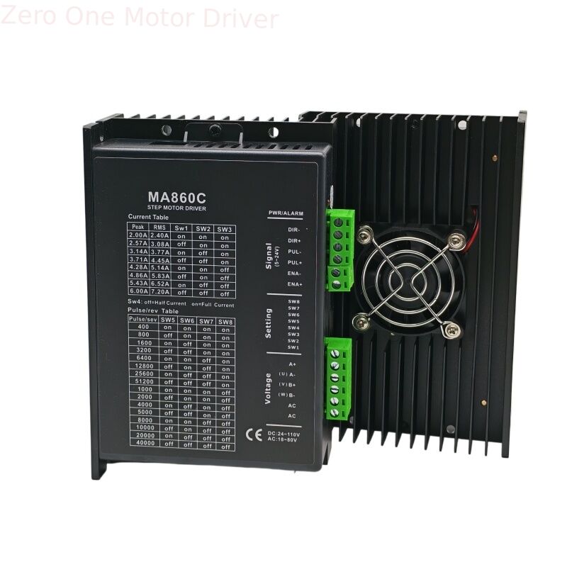 Hybrid Digital 2-Phase MA860C DM860H DM860 P860C All in One 7.2A 8.4A Stepper Driver For Nema34 86mm Motor Encoder