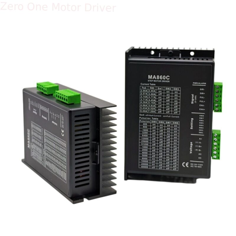 Hybrid Digital 2-Phase MA860C DM860H DM860 P860C All in One 7.2A 8.4A Stepper Driver For Nema34 86mm Motor Encoder