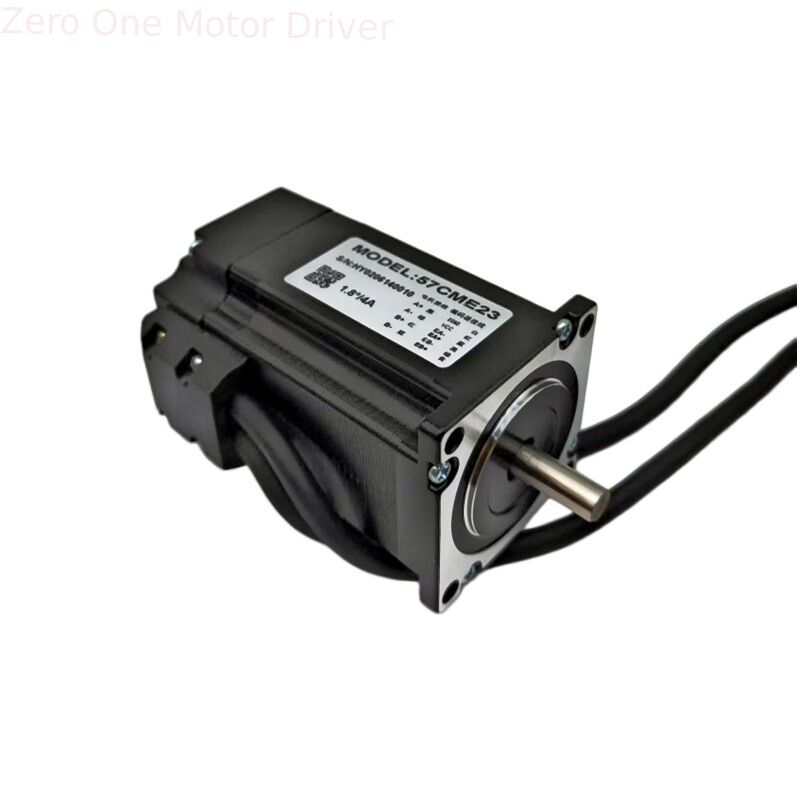 Closed-loop EtherCAT 2-Phase Hybrid Stepper Motor 57CME23 Nema23 (57-76mm, 4A/5A) Shaft 21mm- 8mm Wire Length 30cm with DB head