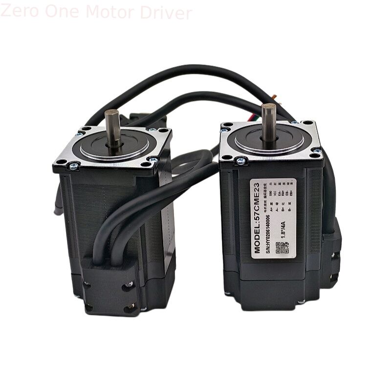 57CME23 Closed-loop Stepper motor Nema23 Shaft 21mm 8mm 2.3Nm 4A/5A 1.8° with Encoder for CNC