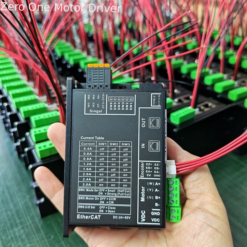 Bus-type Comminucation Ethercat 2-phase 42 Nema17 Closed-loop Stepper Motor driver EC42 DC24V-50V 3A