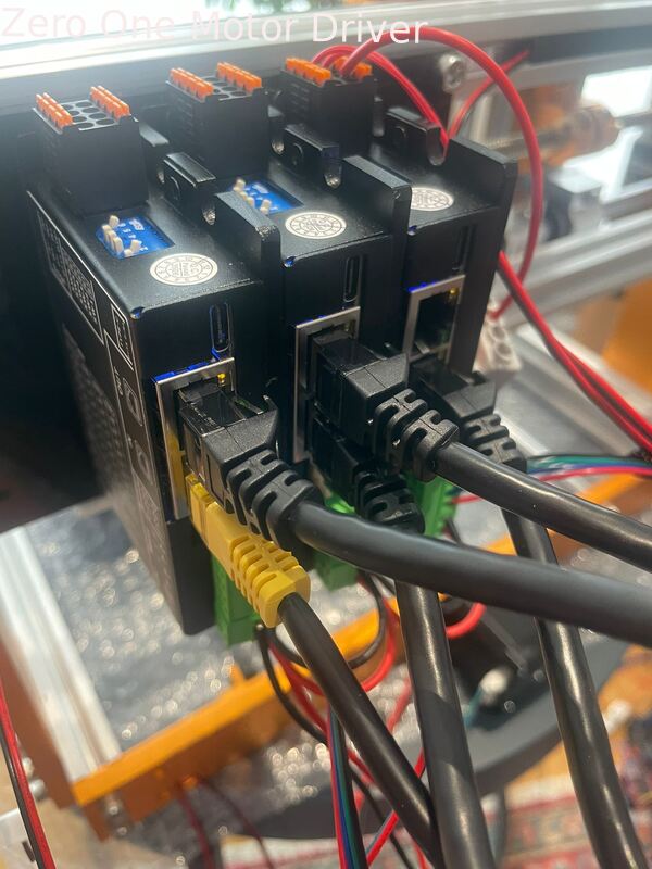 Bus-type Comminucation Ethercat 2-phase 42 Nema17 Closed-loop Stepper Motor driver EC42 DC24V-50V 3A
