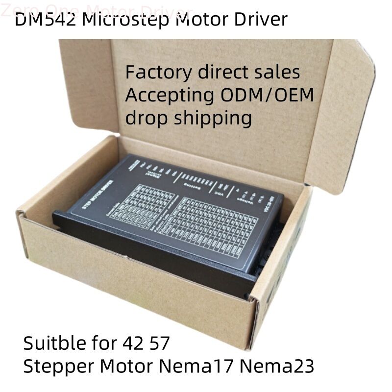 ZEROONE-Control Factory P2405D DM542 4.2A DC 20V-80V 42 57 Nema23 Stepper Motor Driver For CNC engraving machines