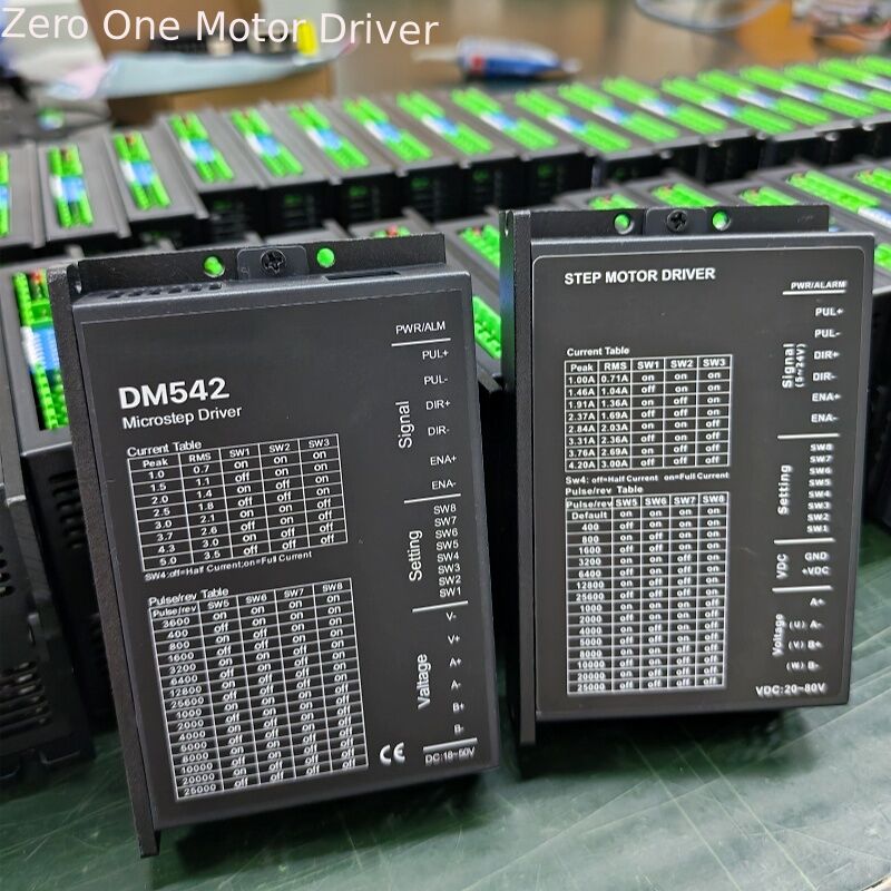 ZEROONE-Control Factory P2405D DM542 4.2A DC 20V-80V 42 57 Nema23 Stepper Motor Driver For CNC engraving machines