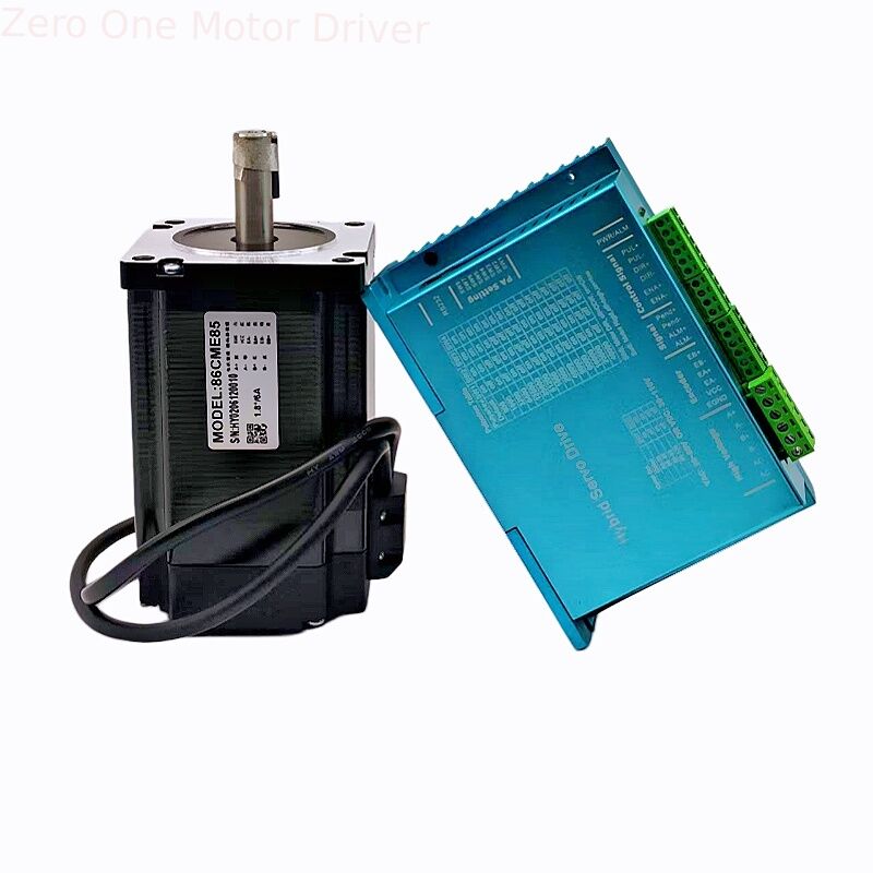 Nema34 86 Closed-loop Stepper Motor Driver Kit 86CME85 8.5N.m 1.8° 6A With Encoder + PC86 2H Pulse Closed-loop Stepper Driver