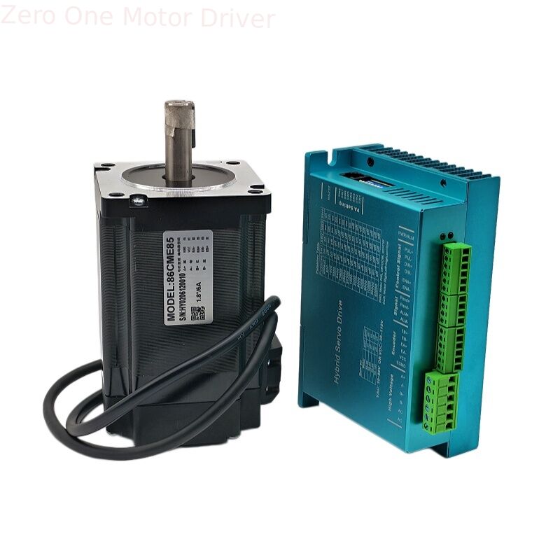 Nema34 86 Closed-loop Stepper Motor Driver Kit 86CME85 8.5N.m 1.8° 6A With Encoder + PC86 2H Pulse Closed-loop Stepper Driver