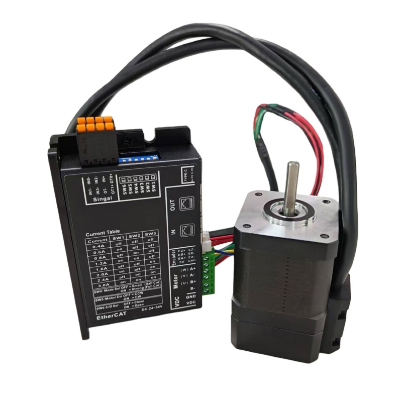 Closed Loop NEMA17 Stepper Motor with EtherCAT Driver