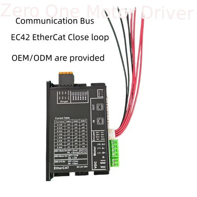 Bus-type Comminucation Ethercat 2-phase 42 Nema17 Closed-loop Stepper Motor driver EC42 DC24V-50V 3A
